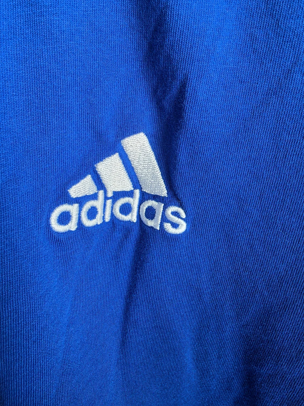 Adidas Men’s Essentials 3-Stripes T-Shirt HE4410 Size 2XL Blue White Striped